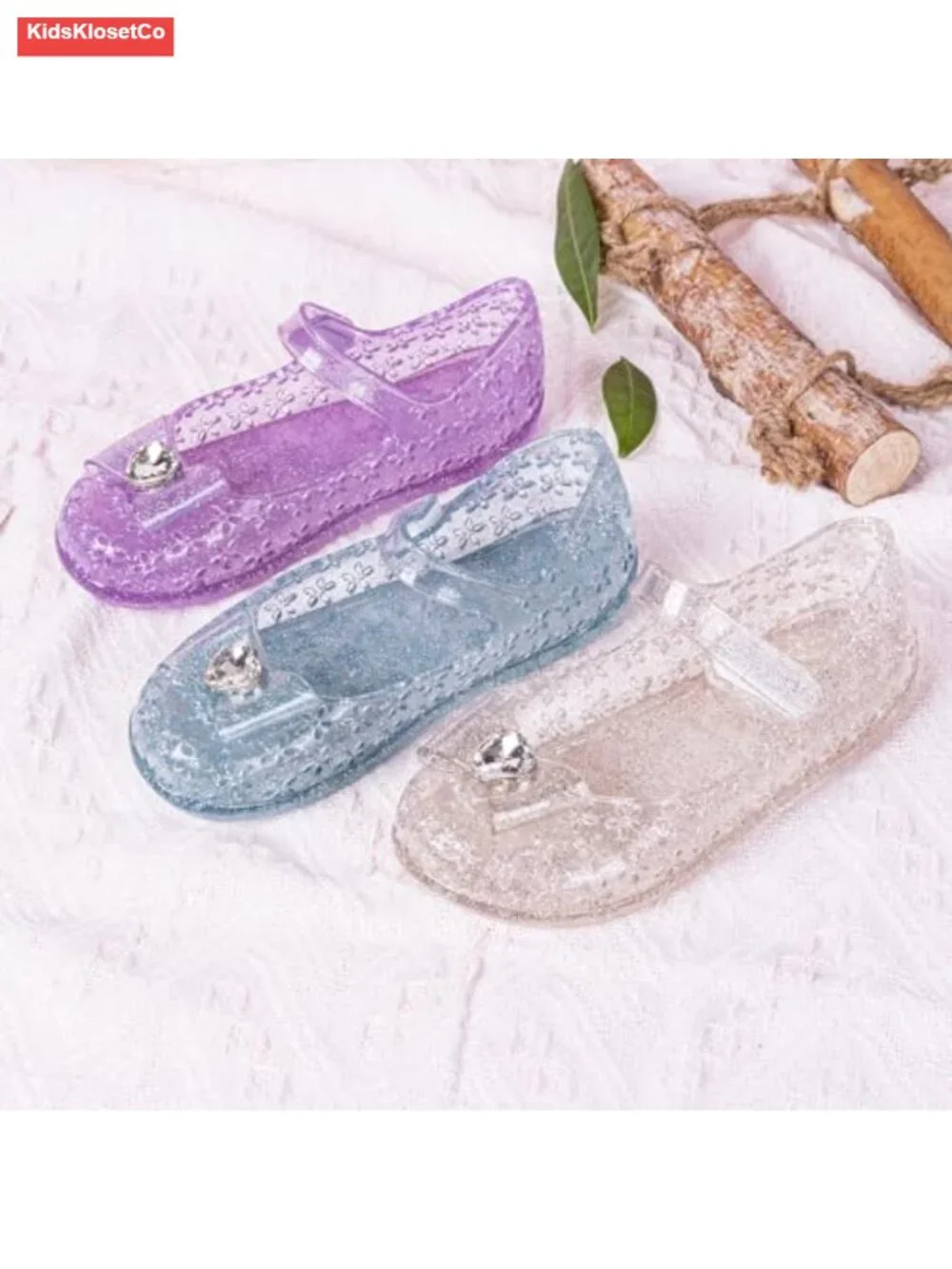 Girls Mary Jane Jelly Flats Dress Up Dance Cosplay Party
